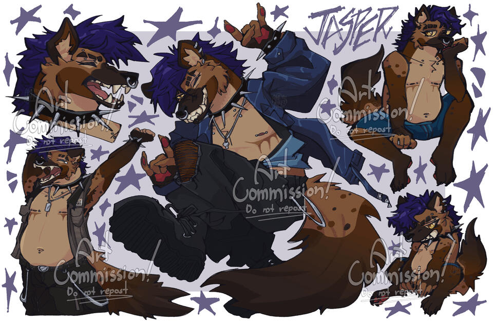 Jasper - Character Sheet (Commission Art) Jasper - Character Sheet (Commission Art)