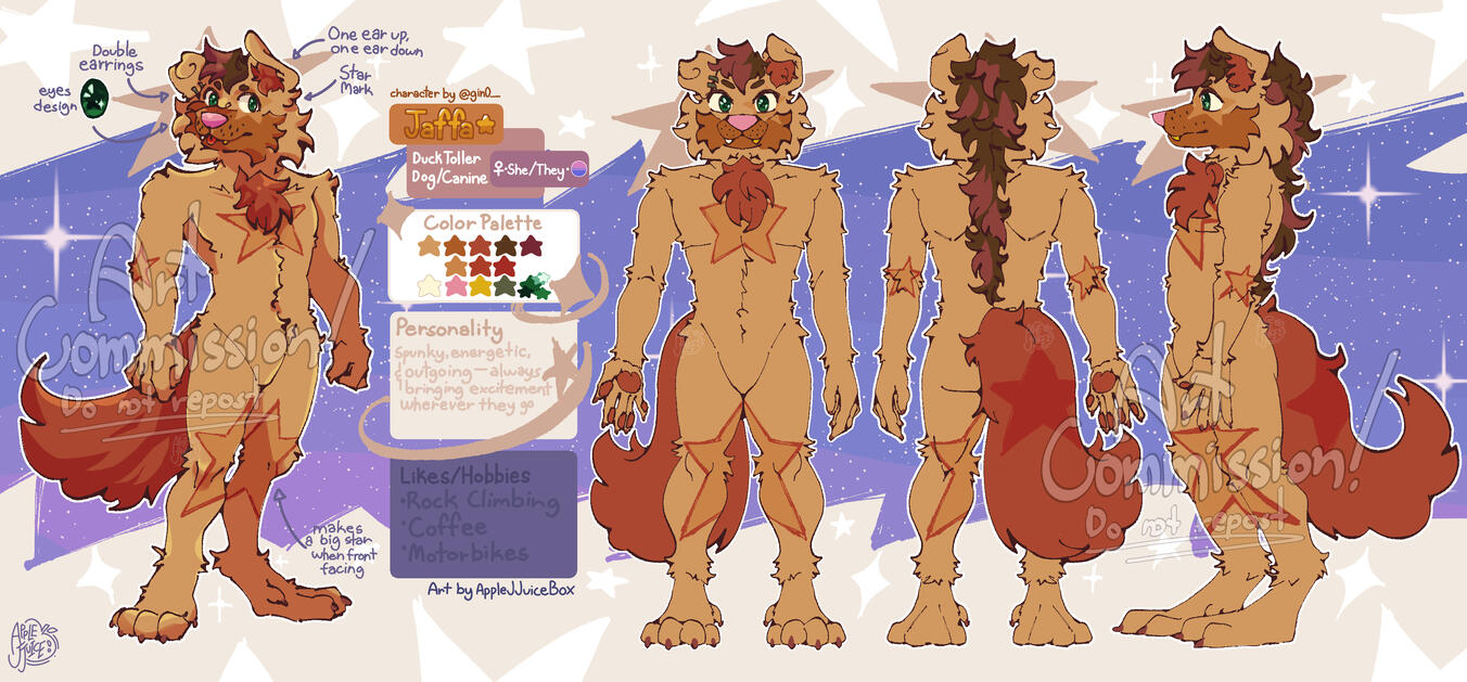 Jaffa - Character Sheet (Commission Art) Jaffa - Character Sheet (Commission Art)