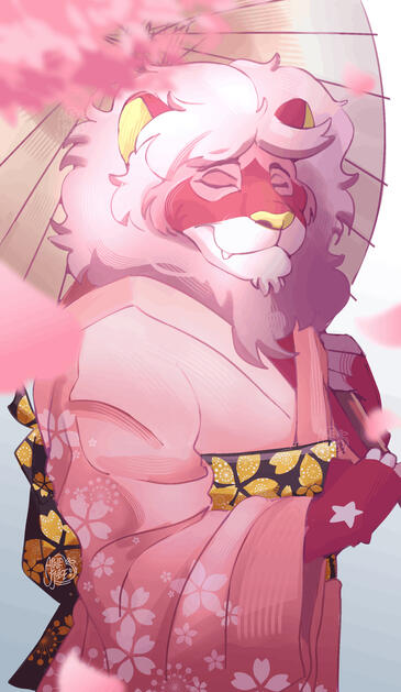 Sakura Lion